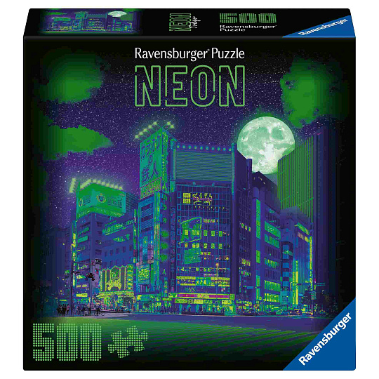 Ravensburger Neonová kolekce: Tokio 500 dílků Ravensburger Neonová kolekce: Tokio 500 dílků