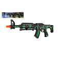 Samopal jiskřící ARMY na setrvačník plast 62cm na kartě 18x67cm