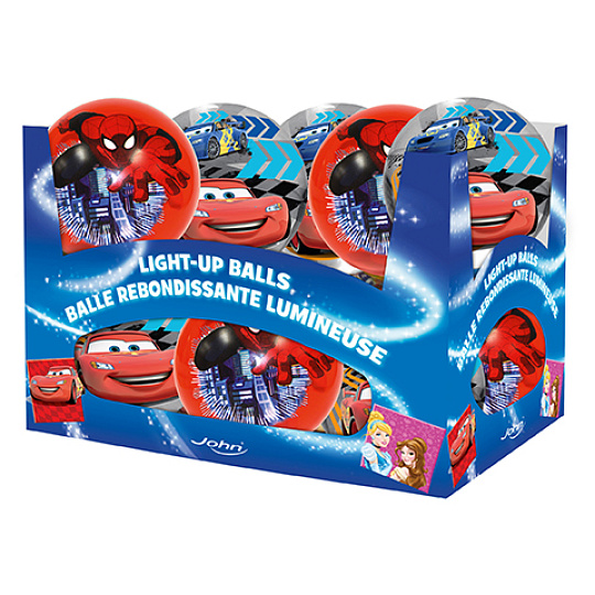 John Míč Cars & Spider-Man 100mm asst. různé druhy