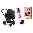 Corolle Kočárek Cybex Black 3 v1 pro panenky 36-42 cm