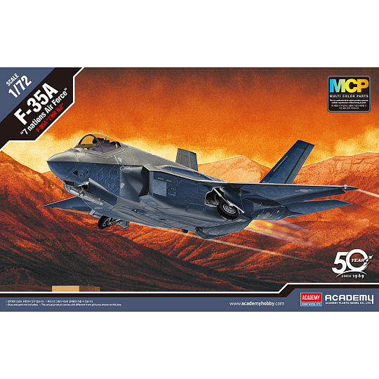Academy Model Kit letadlo 12561 - F-35A "Seven Nation Air Force" MCP (1:72)