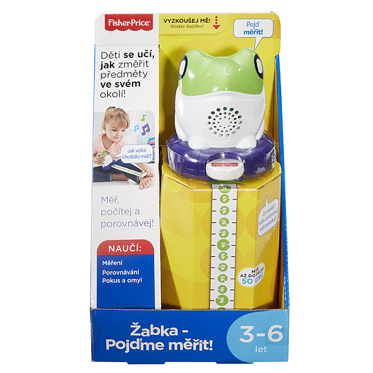 Fisher Price PS ŽABKA NAUČ SE MĚŘIT CZ