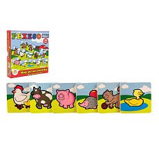 Teddies Pexeso Moje první zvířátka dřevěné 24 dílků pro nejmenší v krabičce 19,5x19,5x3,5cm 12m+ MPZ