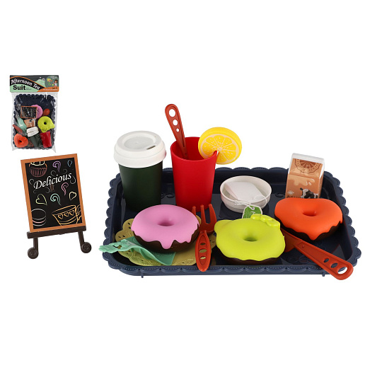 Kuchyňská sada nádobí + potraviny plast v sáčku 20,5x30cm Kuchyňská sada nádobí + potraviny plast v sáčku 20,5x30cm