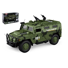 Auto vojenské plast 25,5cm na setrvačník na baterie se zvukem se světlem v krabici 30x19x13cm Auto vojenské plast 25,5cm na setrvačník na baterie se zvukem se světlem v krabici 30x19x13cm