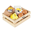 Rappa Tidlo Dřevěná bedýnka s mléčnými výrobky a vejci