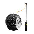 Rappa Lampión Halloween duch 25 cm se svítící hůlkou 40 cm