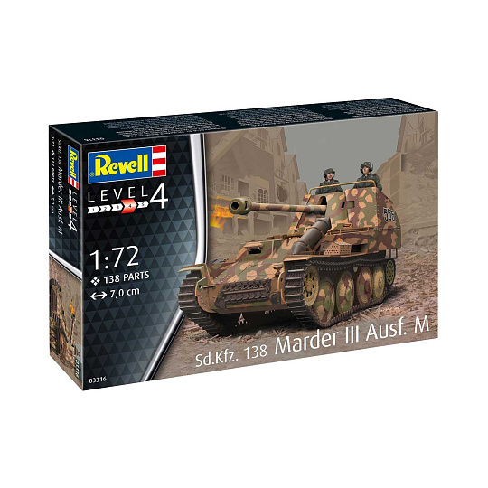 Revell Plastic ModelKit military 03316 - Sd. Kfz. 138 Marder III Ausf. M (1:72)