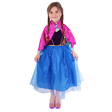 Rappa Dětský kostým princezna zimní království Anička DELUXE (M) e-obal