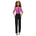 Mattel Barbie LÍDRYNĚ BUDOUCNOSTI - HNĚDOVLÁSKA V KALHOTOVÉM KOSTÝMKU
