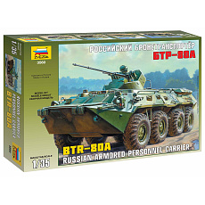 Zvezda Model Kit military 3560 - BTR-80A Russian Personnel Carrier (1:35)