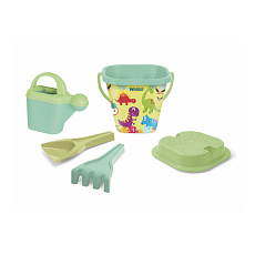 RePlay sada na písek dinosaurus plast kbelík s doplňky v síťce 19x26x19cm 12m+ Wader RePlay sada na písek dinosaurus plast kbelík s doplňky v síťce 19x26x19cm 12m+ Wader