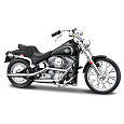 Maisto - Harley-Davidson 1984 FXST Softail®, matně černá, 1:18