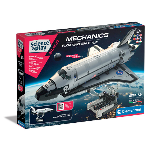 Clementoni Mechanická laborař - Raketoplán NASA