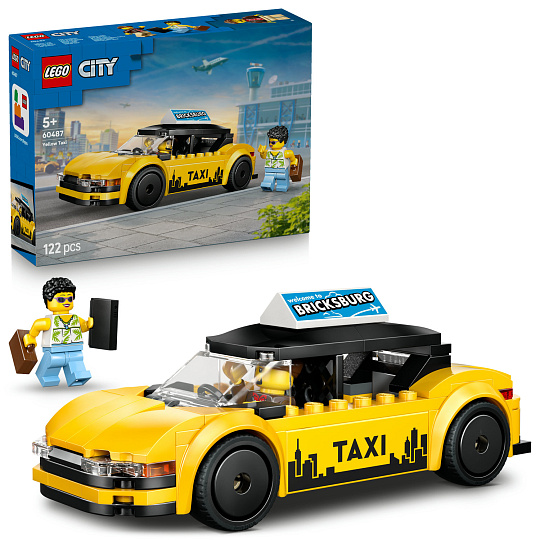 LEGO City 60487 Žlutý taxík