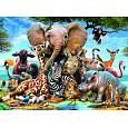 Ravensburger puzzle Afričtí přátelé 300d