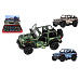 Teddies Auto Kinsmart Jeep Wrangler Camo Edition kov/plast 13cm 3 barvy na zpětné natažení