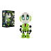 Robot ECHO opakující věty kovový 12cm zelený na baterie se zvukem, světlem v krabičce 10,5x15x5,5cm