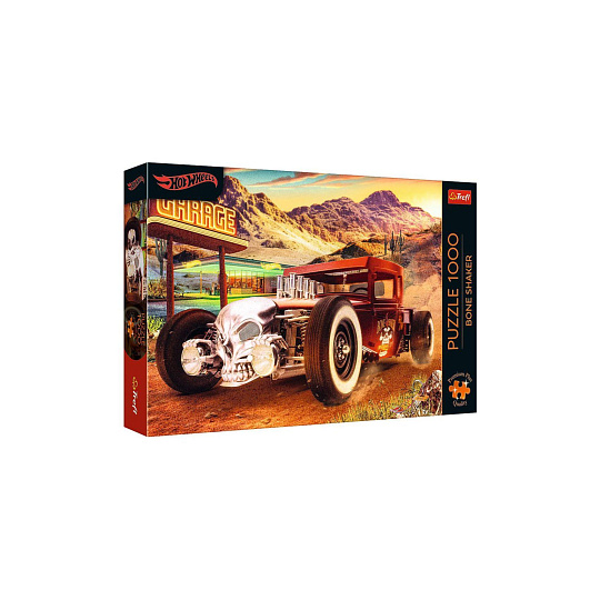 Puzzle Premium Plus: Hot Wheels: Bone Shaker 1000 dílků 68,3x48cm v krabici 40x27x6cm