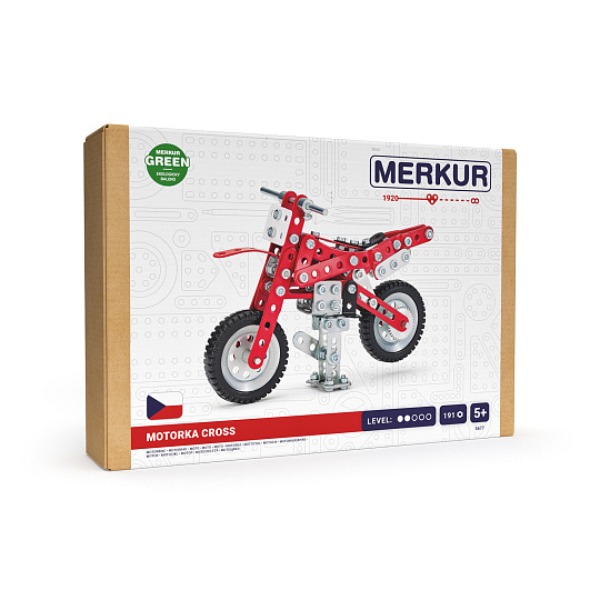 MERKUR - Stavebnice Merkur - Dirtbike, 191 dílků