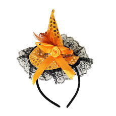 Rappa Čelenka s čarodějnickým mini kloboučkem