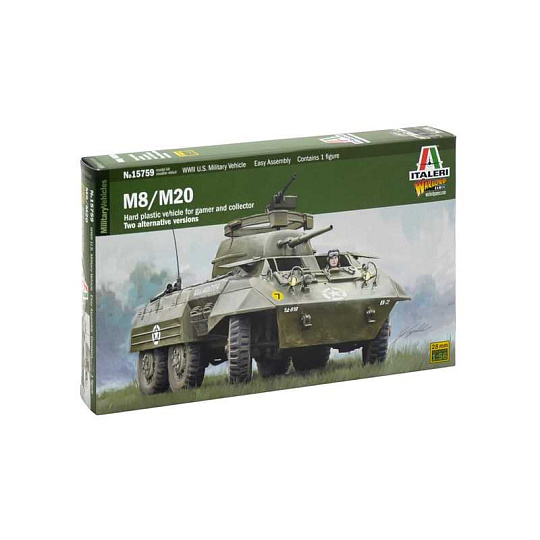 Italeri Wargames military 15759 - M8 / M20 (1:56) Italeri Wargames military 15759 - M8 / M20 (1:56)