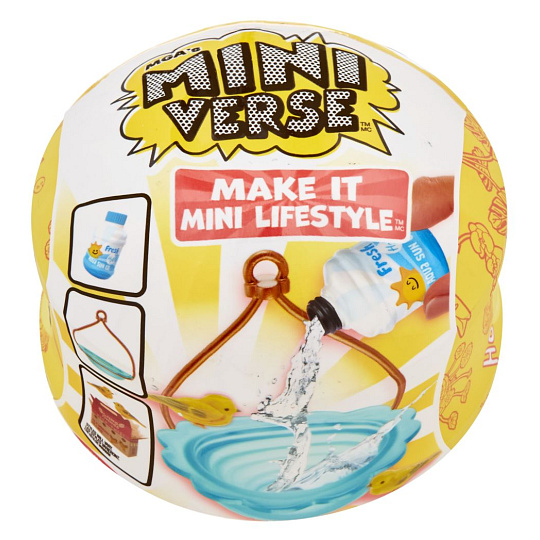 MGA's Miniverse – Mini pokojové dekorace, série 1B, PDQ MGA's Miniverse – Mini pokojové dekorace, série 1B, PDQ