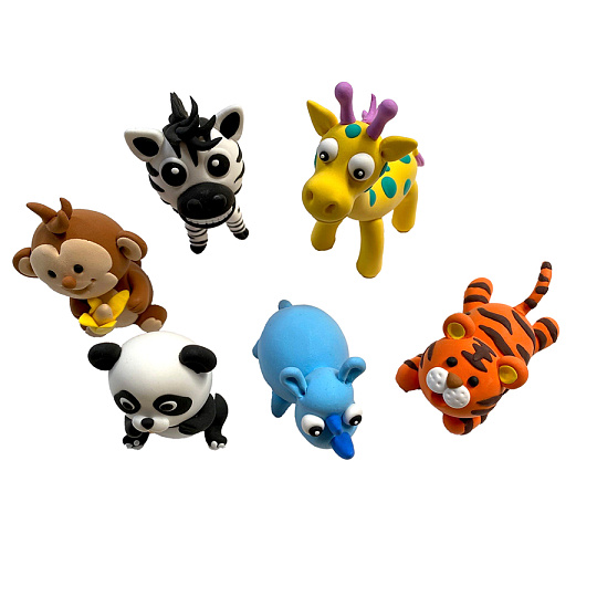 Modelo Mac Toys MODELO Samotvrdnoucí hmota divoká zvířata