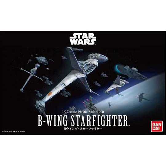 Revell Plastic ModelKit BANDAI Star Wars 01208 - B-Wing Starfighter (1:72)
