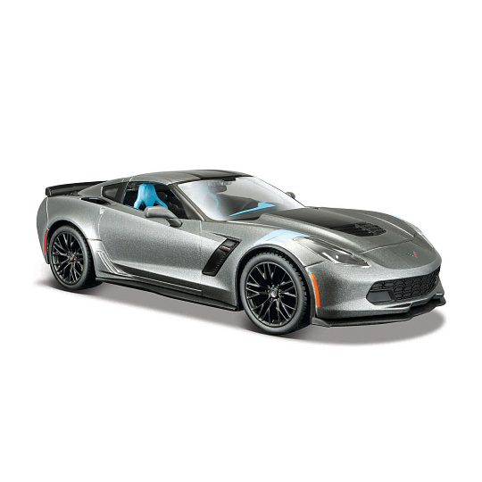 Maisto - 2017 Corvette Grand Sport, metal šedá, 1:24