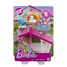 Mattel Barbie MINI HERNÍ SET S MAZLÍČKEM ASST Mattel Barbie MINI HERNÍ SET S MAZLÍČKEM ASST