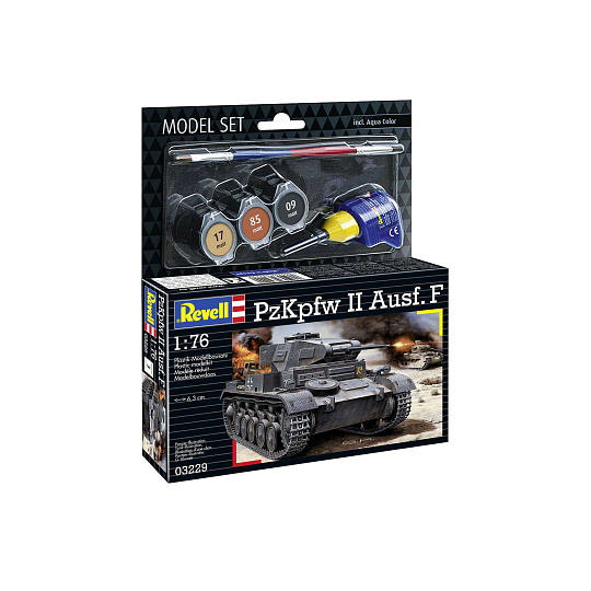 Revell ModelSet tank 63229 - PzKpfw II Ausf. F (1:76)