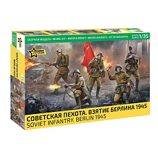 Zvezda Model Kit figurky 3718 - Soviet Infantry Berlin 1945 (1:35)