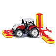 SIKU 1672 Blister - traktor Steyr se sekacími nástavci