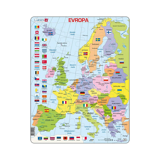 Dino EVROPA POLITICKÁ MAPA 48 d. EDU Puzzle