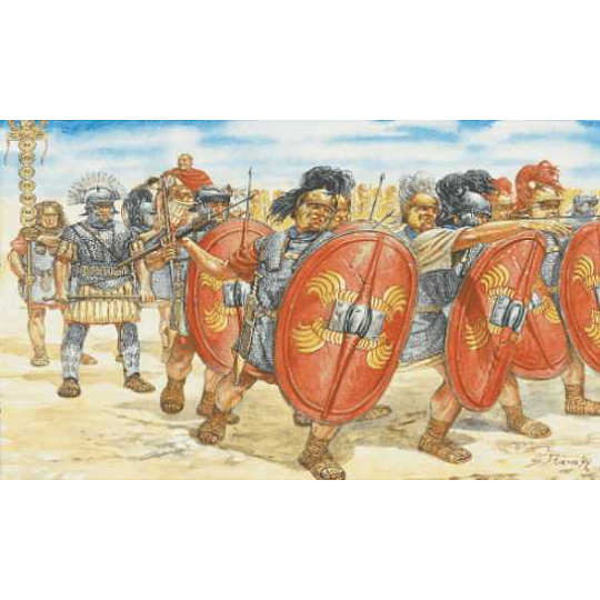 Italeri Model Kit figurky 6021 - ROMAN INFANTRY (I-II CENTURY B.C.) (1:72)