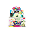 Teddies Náramek svítící ve tmě chlupatý antistresový mačkací silikon 12cm mix barev
