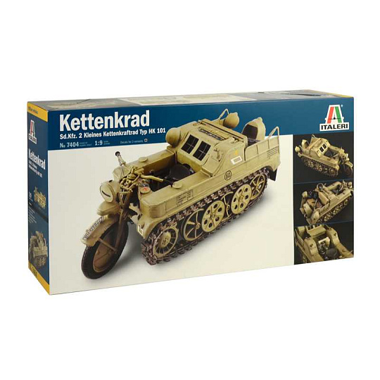 Italeri Model Kit military 7404 - HK 101 KETTENKRAD (1:9)