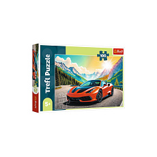 Puzzle Závod s časem 100 dílků 41x27,5cm v krabici 