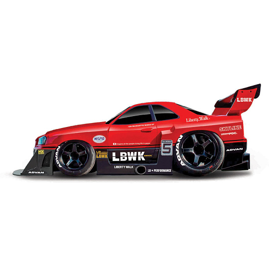 Maisto - Muscle Machines - Liberty Walk 1999 Nissan Skyline GT-R R34, 1:64 Maisto - Muscle Machines - Liberty Walk 1999 Nissan Skyline GT-R R34, 1:64