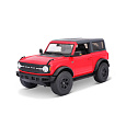 Maisto - 2021 Ford Bronco Wildtrak, červená, 1:18