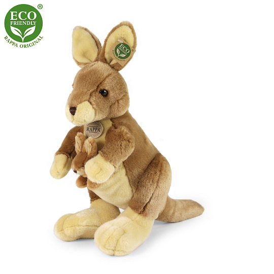 Rappa Plyšový klokan s mládětem 37 cm ECO-FRIENDLY