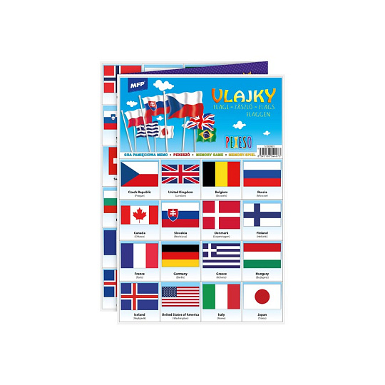 MFP Pexeso MFP 3xA4 Vlajky