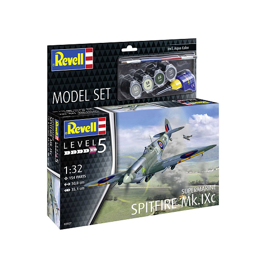 Revell ModelSet letadlo 63927 - Supermarine Spitfire Mk.IXc (1:32) Revell ModelSet letadlo 63927 - Supermarine Spitfire Mk.IXc (1:32)
