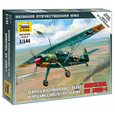 Zvezda Wargames (WWII) letadlo 6184 - Henschel HS-126B (1:144)