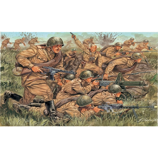 Italeri Model Kit figurky 6057 - WWII - RUSSIAN INFANTRY (1:72) Italeri Model Kit figurky 6057 - WWII - RUSSIAN INFANTRY (1:72)