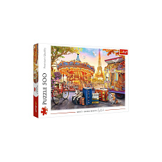 Puzzle Prázdniny v Paříži 500 dílků 48x34cm v krabici 40x27x4,5cm