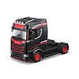 Bburago - Haulers custom cabs, Scania 770 S, černá, 1:43