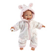 Rappa Llorens 63312 LITTLE BABY - realistická panenka miminko s měkkým látkovým tělem - 32 cm