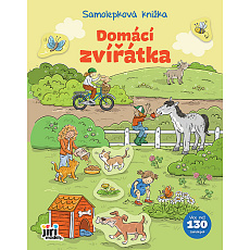 Jiri Models Knížka samolepková Domácí zvířátka